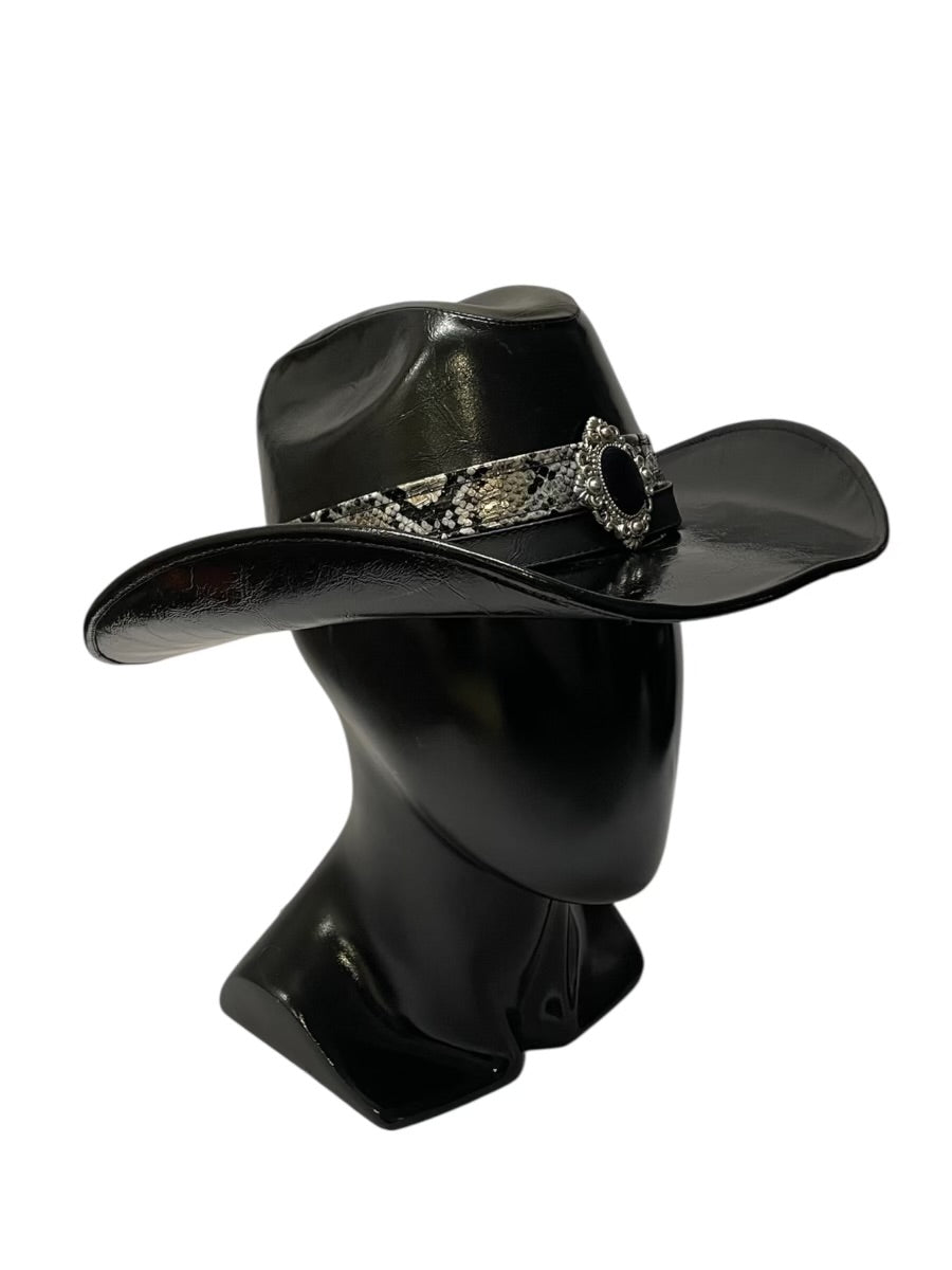 Raven Cowboy Hat